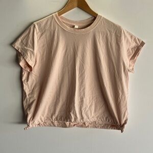 Zella Light Pink Short Sleeve Tee
